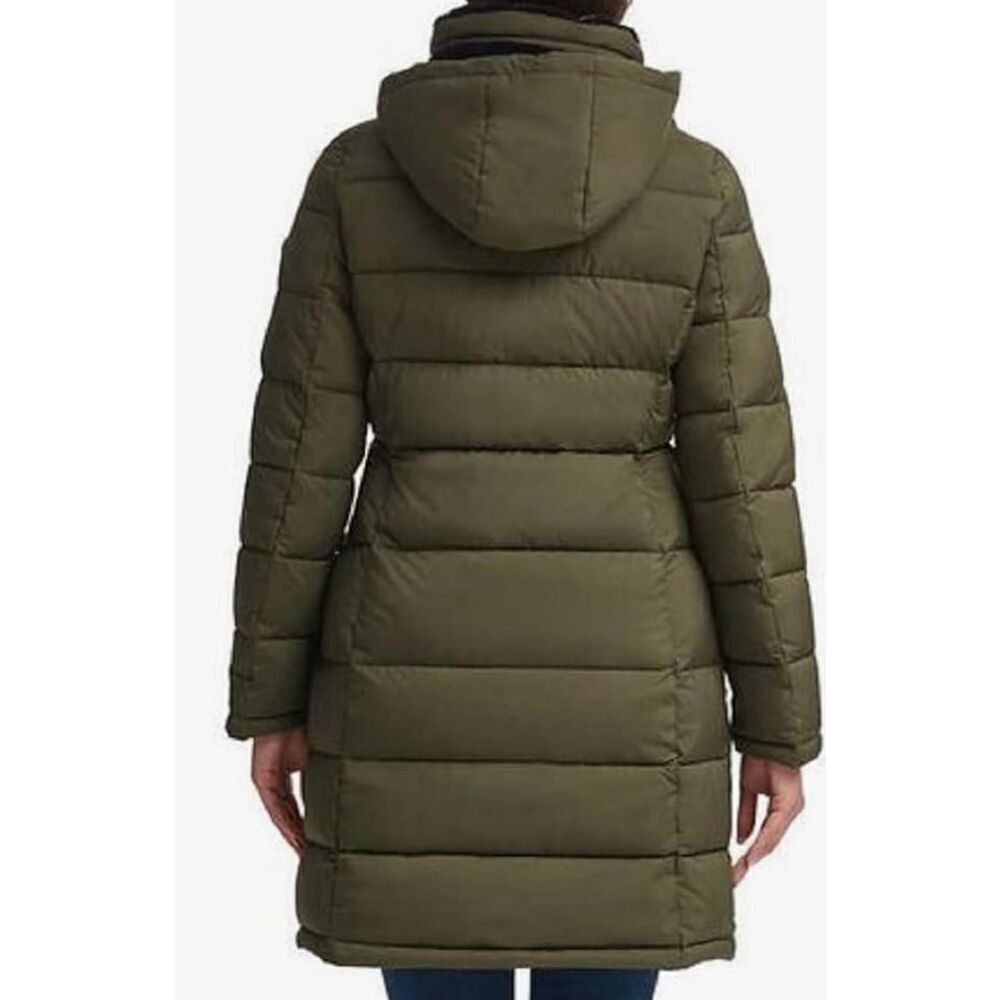 Andrew Marc Women's Long Stretch Parka jacket size S - Picture 10 of 10